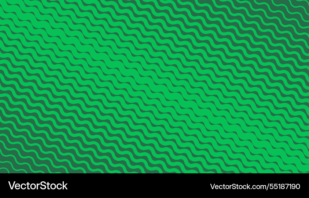 Green wave lines pattern abstract background Green wave lines pattern abstract background Vector Image