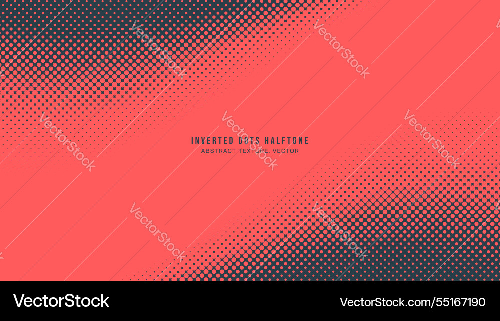Inverted dots half tone pattern smooth twisted Inverted dots half tone pattern smooth twisted vector image