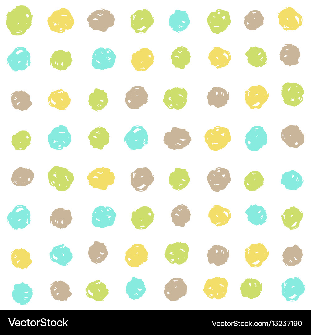 Seamless Dots Pattern vector image