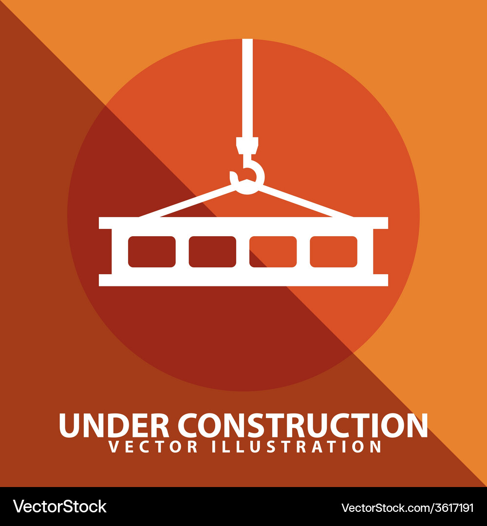 Construction Site Elements Vector Image