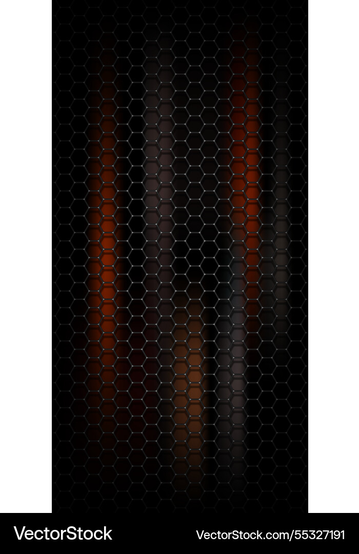Grid of hexagonal shapes Grid of hexagonal shapes vector image