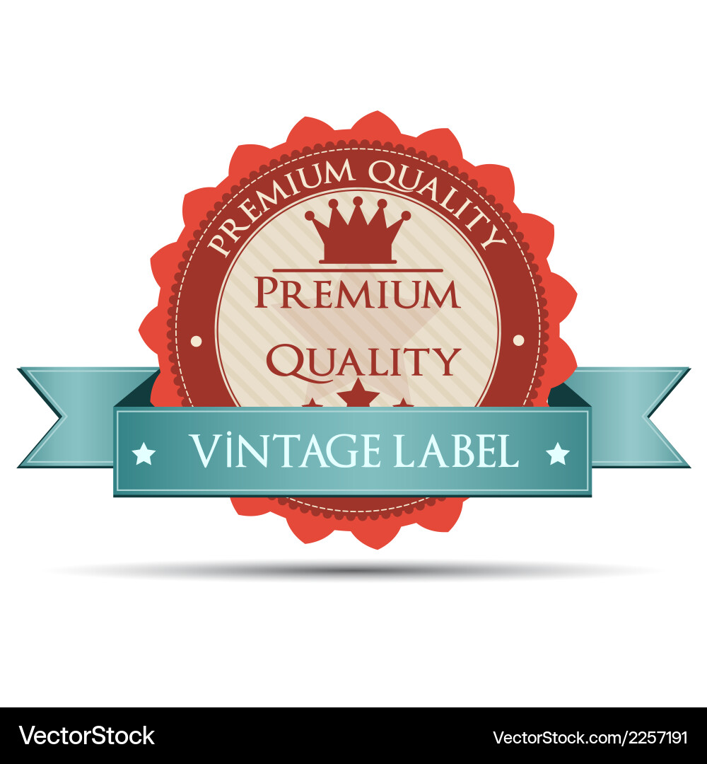 Vintage label Royalty Free Vector Image - VectorStock