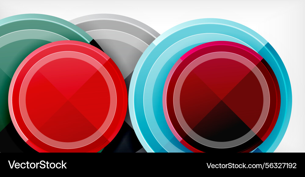 Abstract design featuring overlapping circles Abstract design featuring overlapping circles Vector Image