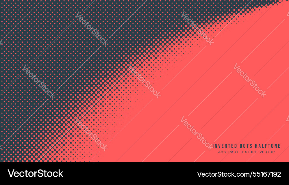Inverted dots half tone pattern rounded border Inverted dots half tone pattern rounded border vector image