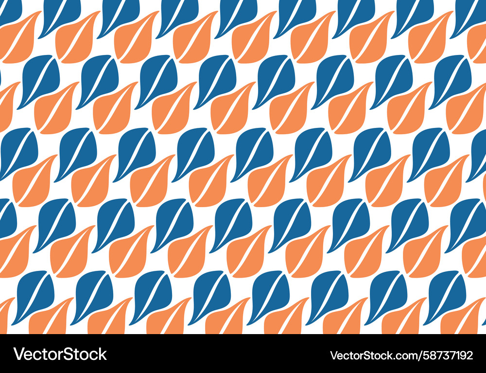 Minimal leaf pattern Vector Image