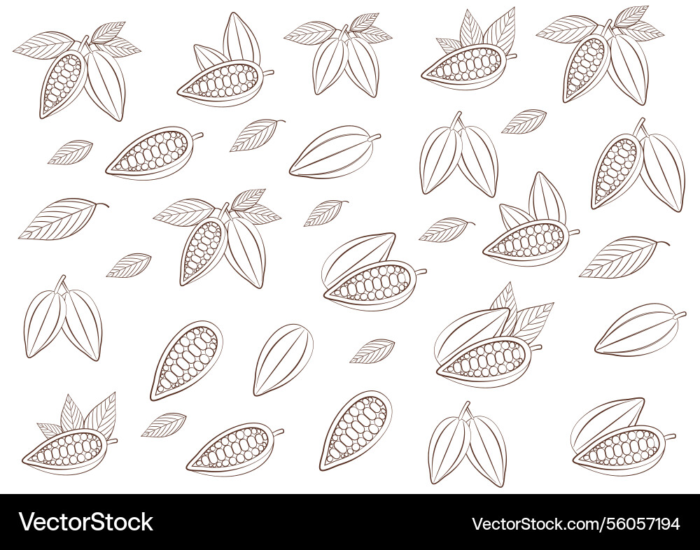 Cocoa template frame Vector Image