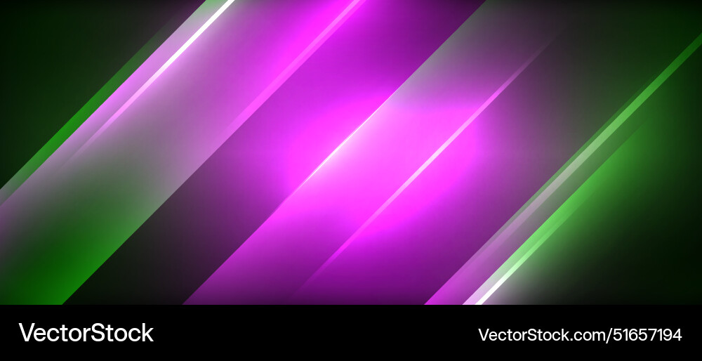 Neon dynamic diagonal light rays background Neon dynamic diagonal light rays background Vector Image