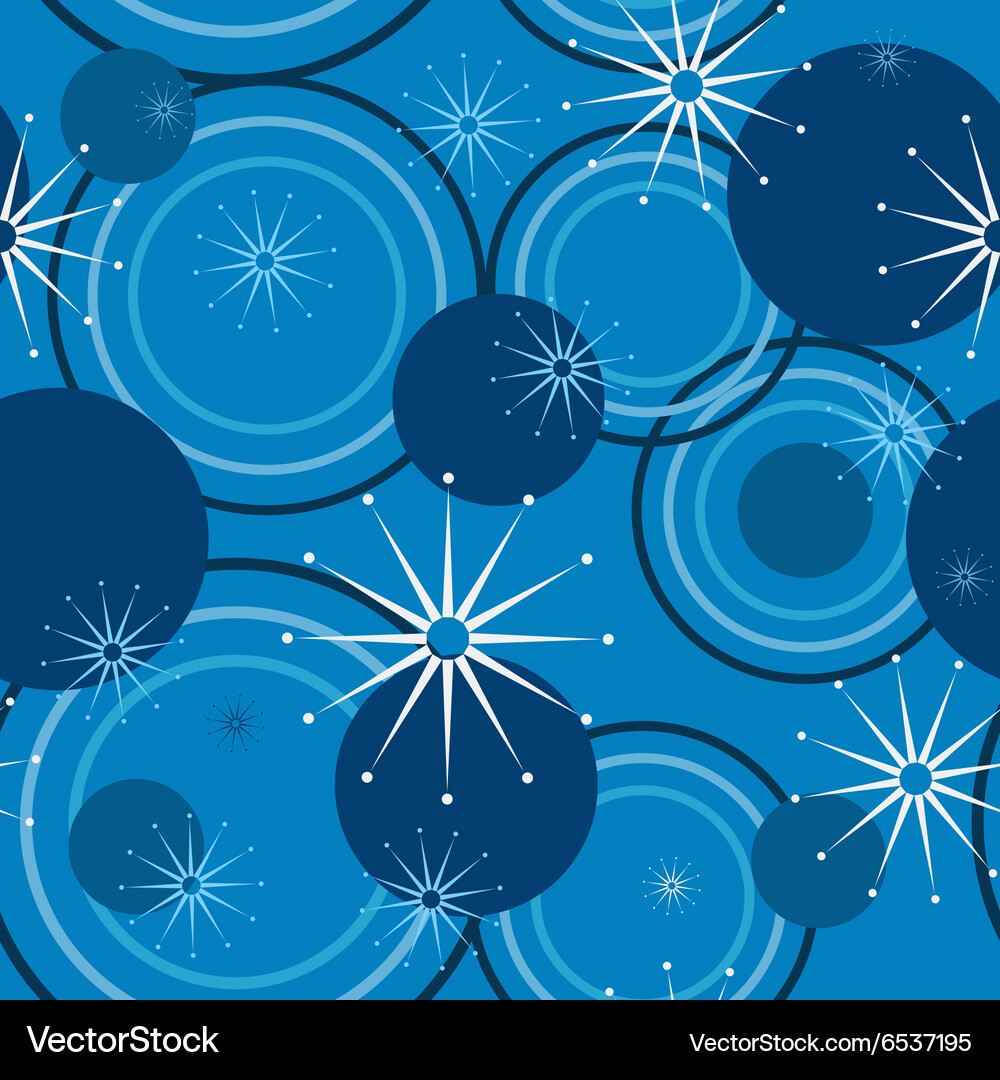 Celestial Circle Pattern Vector Image