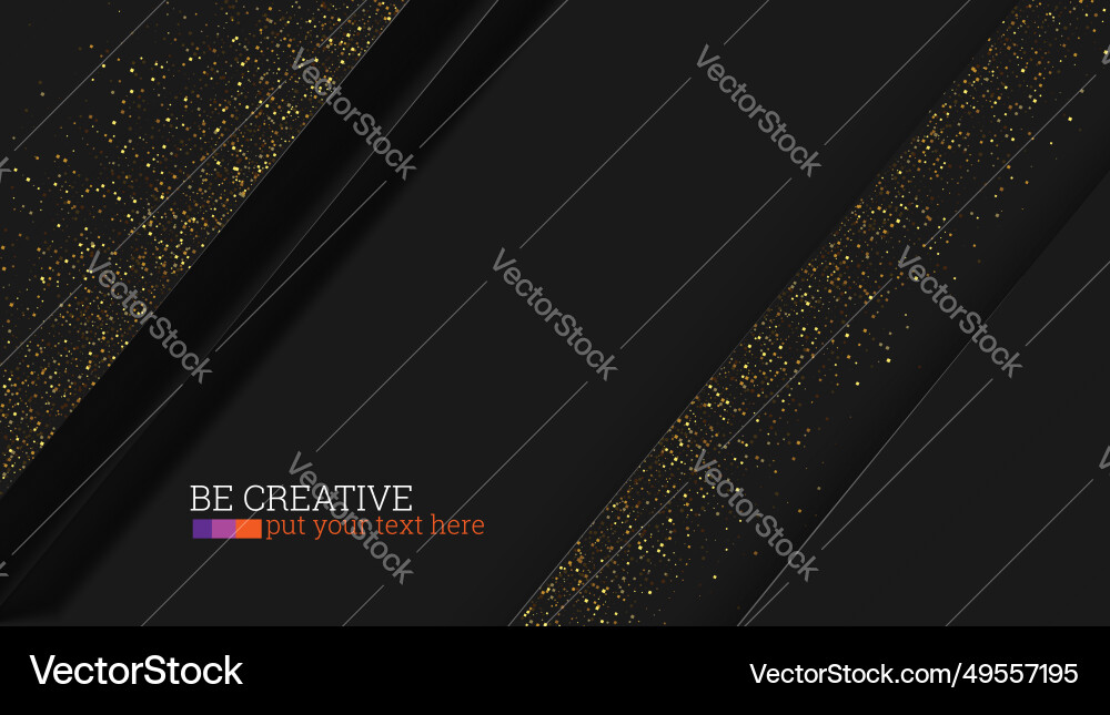 Glittering golden texture on simple forms Glittering golden texture on simple forms vector image
