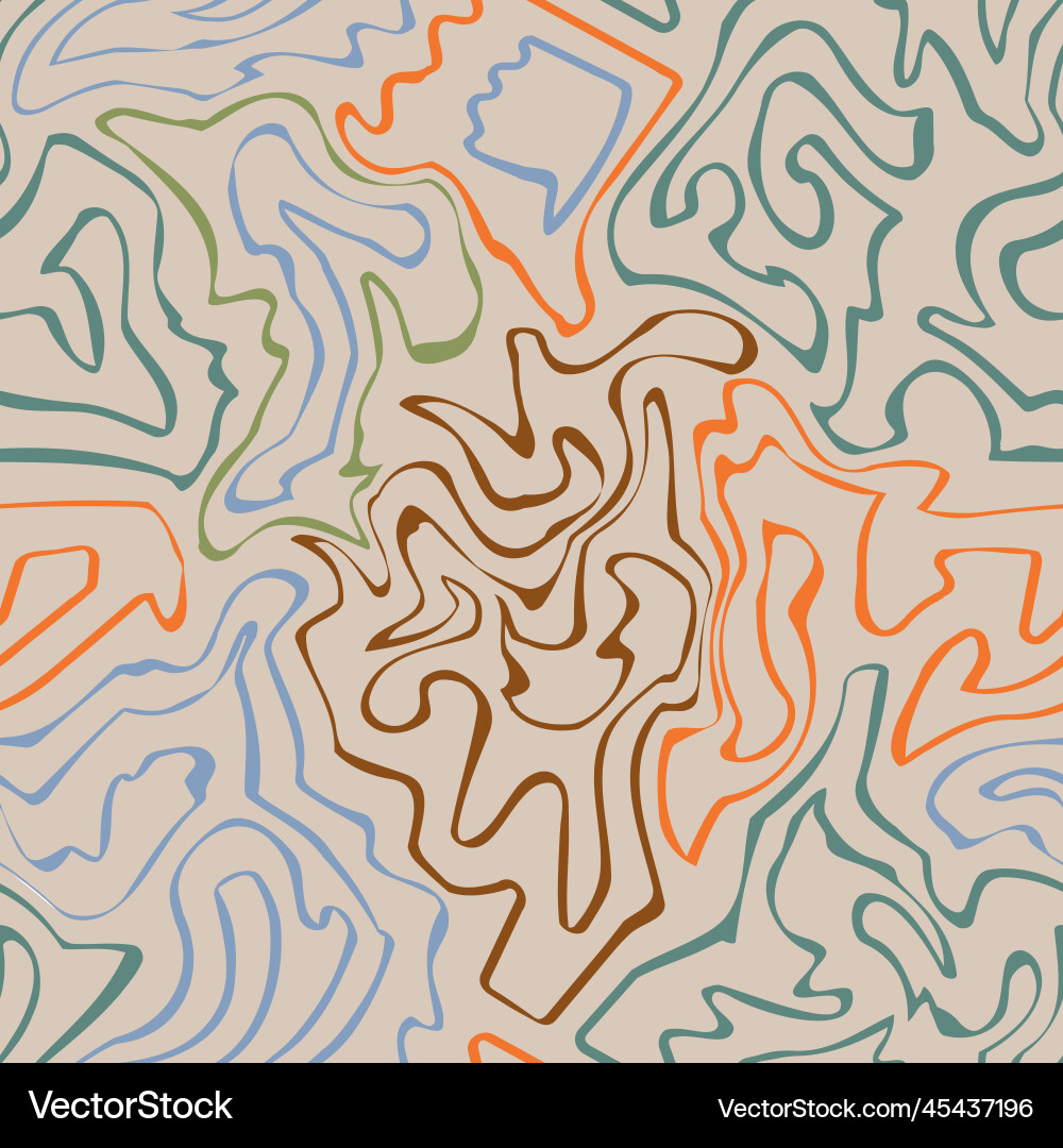 Abstract Curved Lines Pattern vector image