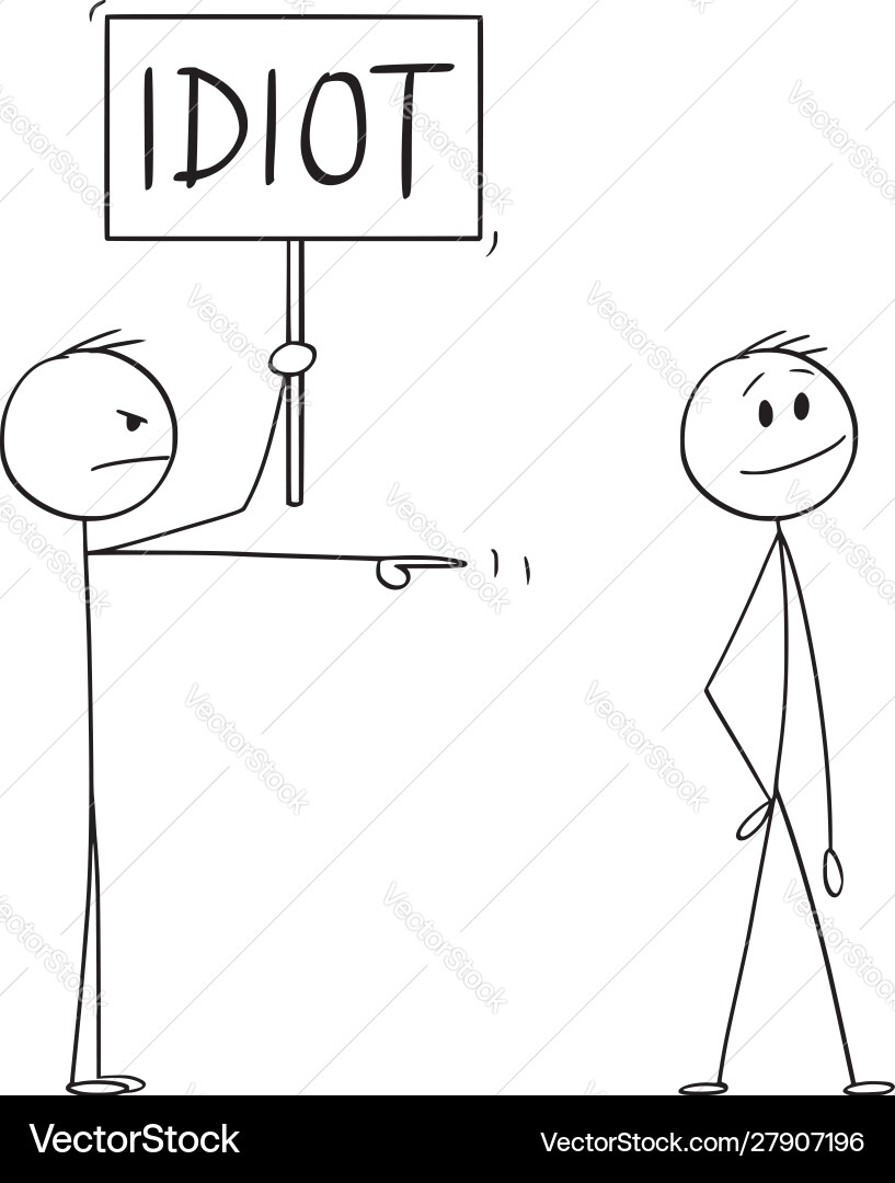 Idiot Vector Images \u0026 Graphics for Commercial Use | VectorStock, image size:817x1080