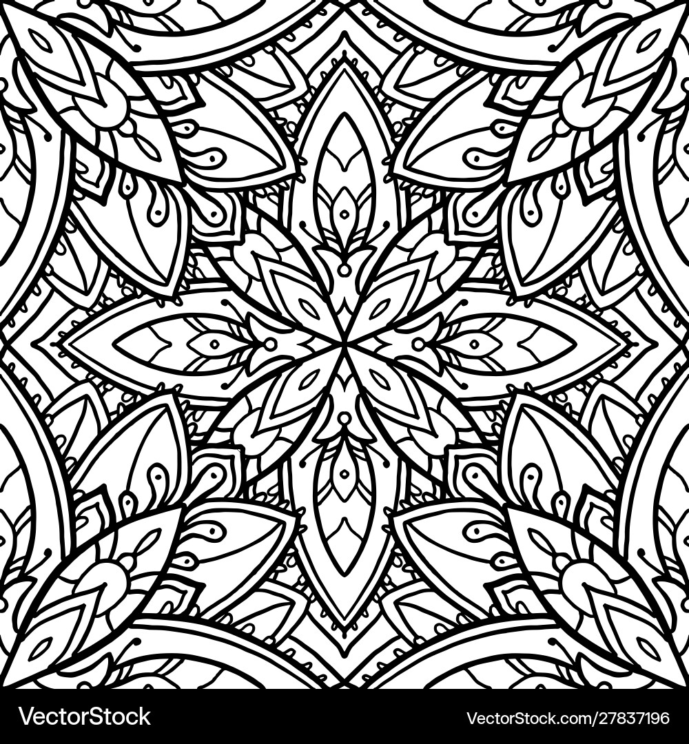 Boho style seamless pattern Boho style seamless pattern vector image