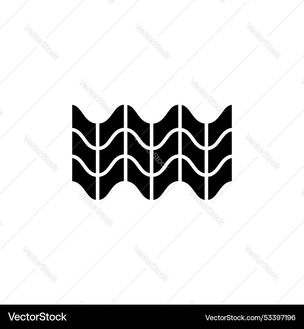 Dachziegel Linie Icon isoliert auf weißem Hintergrund Dachziegel Linie Icon isoliert auf weißem Hintergrund vektorbild