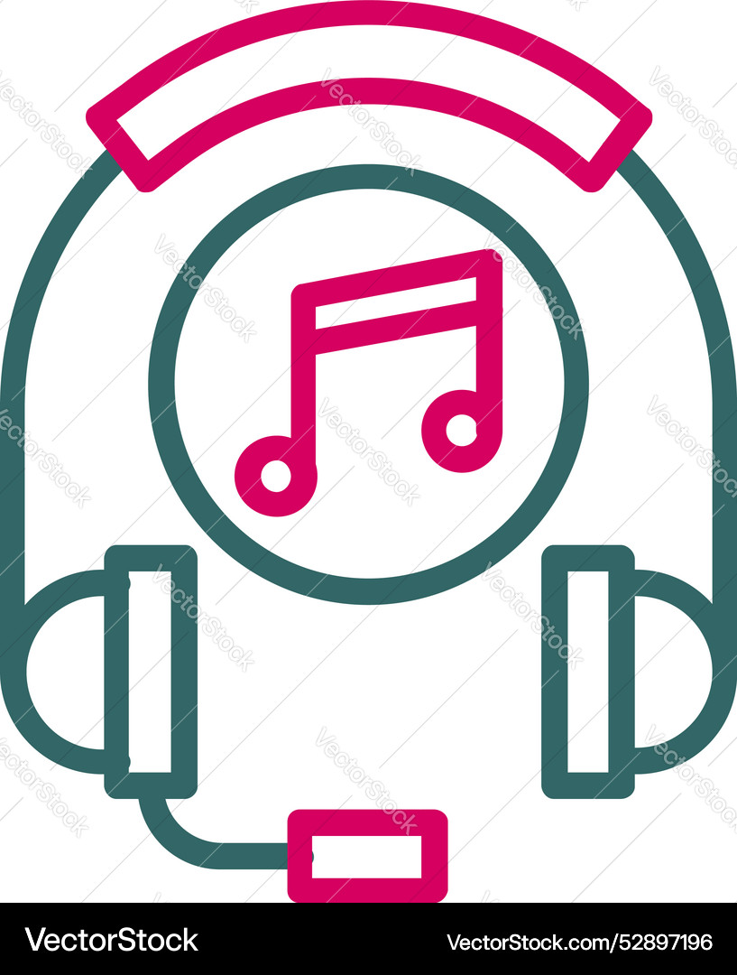 Headset icon design Royalty Free Vector Image - VectorStock