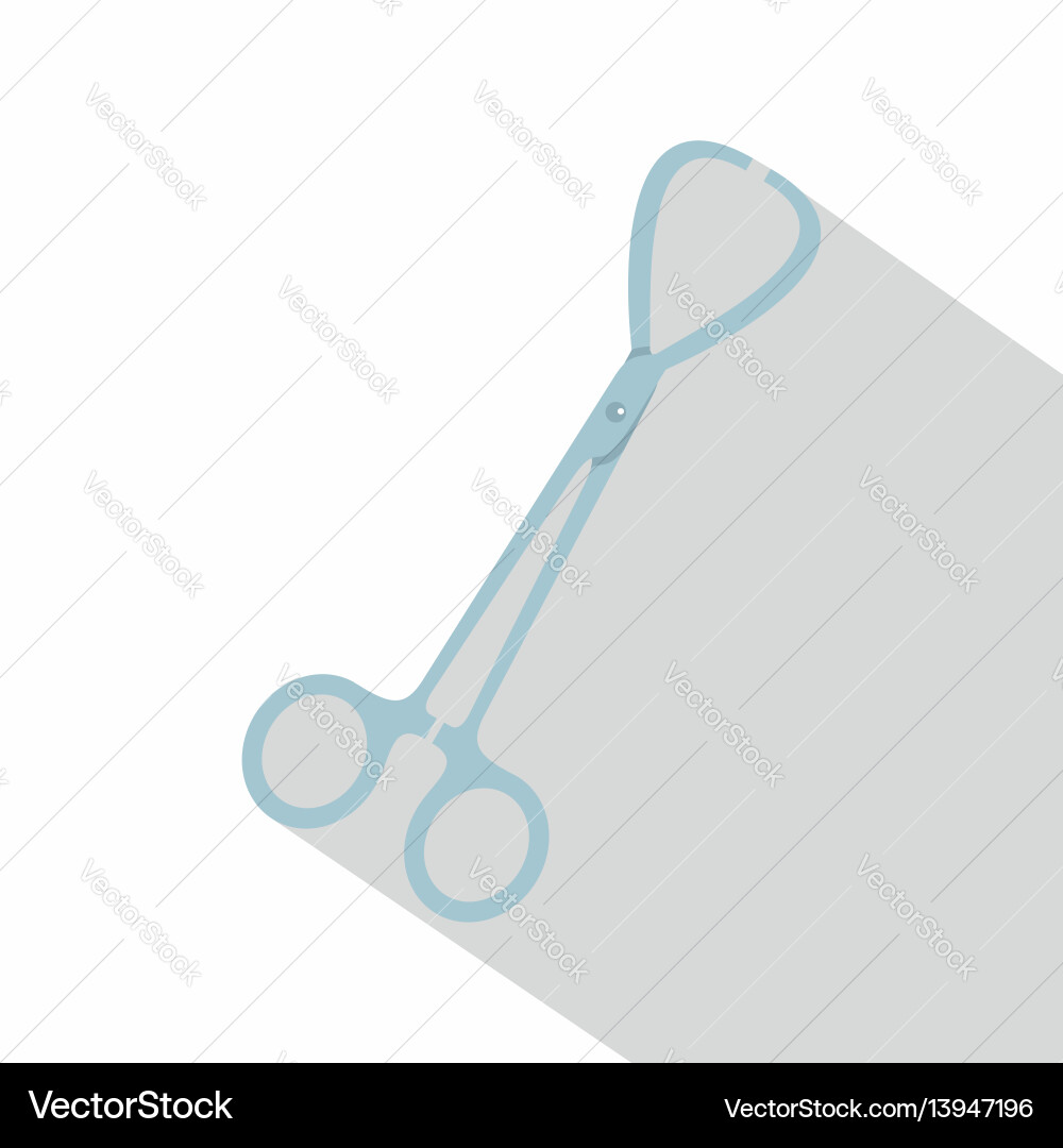 Operating scissors icon flat style Vector Image