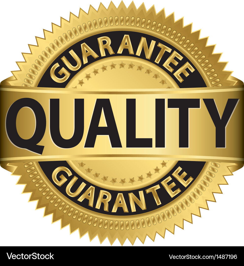 Quality guarantee gold label