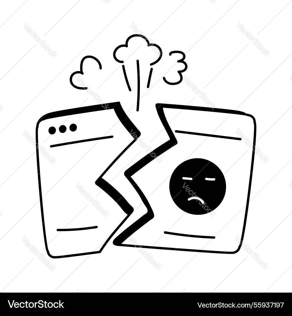 Web error vector image