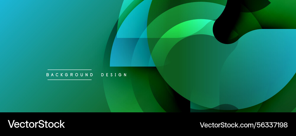 Abstract design features overlapping translucent Abstract design features overlapping translucent Vector Image