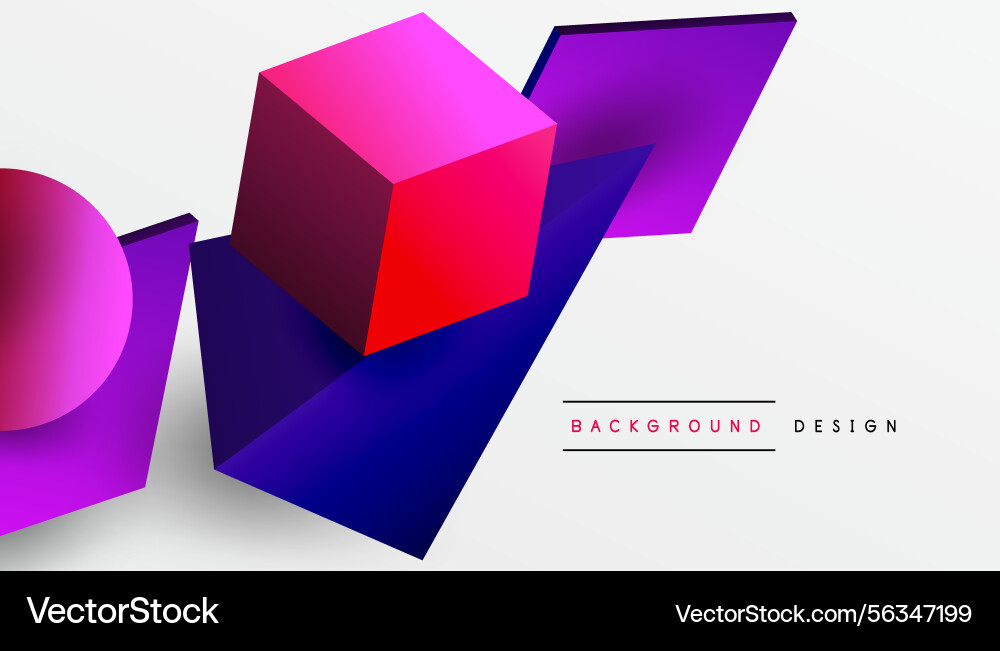 Abstract geometric shapes overlap creating Abstract geometric shapes overlap creating vector image