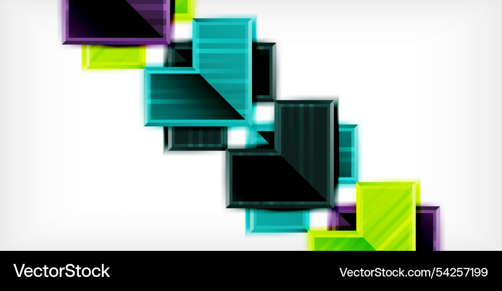 Arrow symbols created with 3d effects and line Vector Image