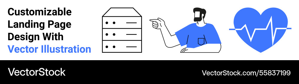Tech professional explaining server infrastructure Tech professional explaining server infrastructure vector image