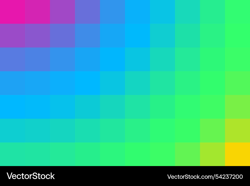 Abstract pixelated gradient square block vector image