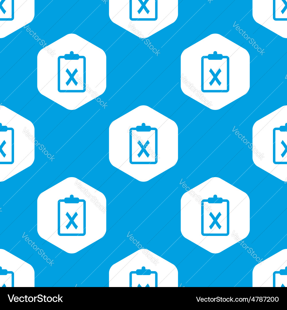 Declined hexagon pattern vector image
