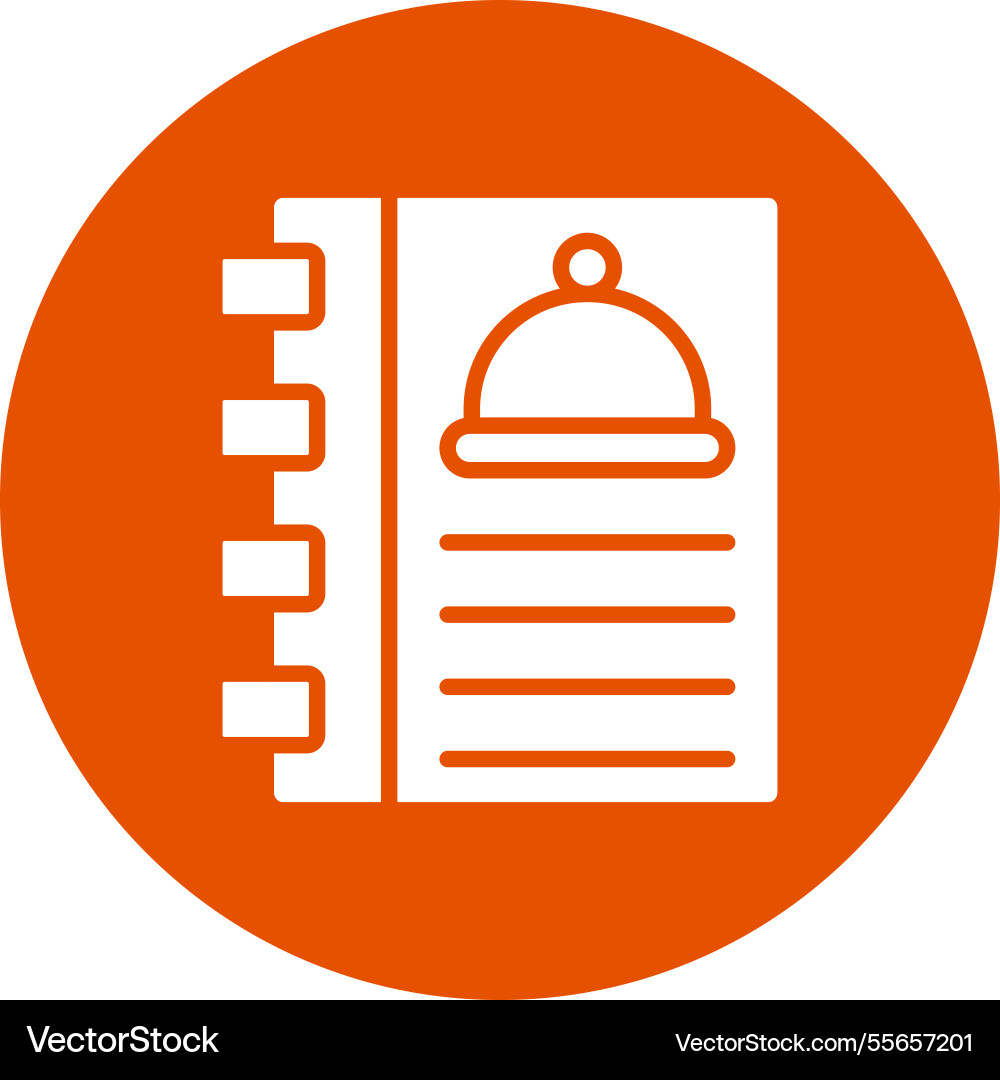 Cookbook icon design Vector Image