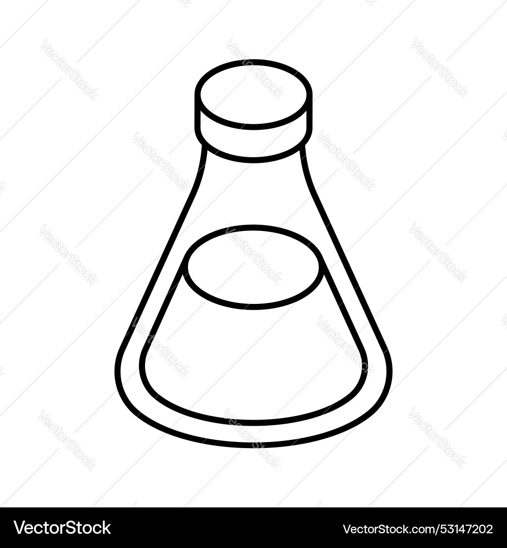 Flask vector image