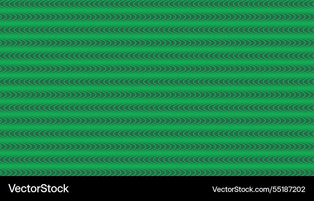 Green wave lines pattern abstract background Vector Image