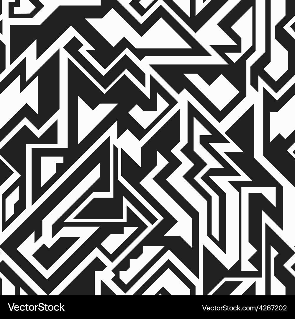 Tech Geometric Pattern vector image