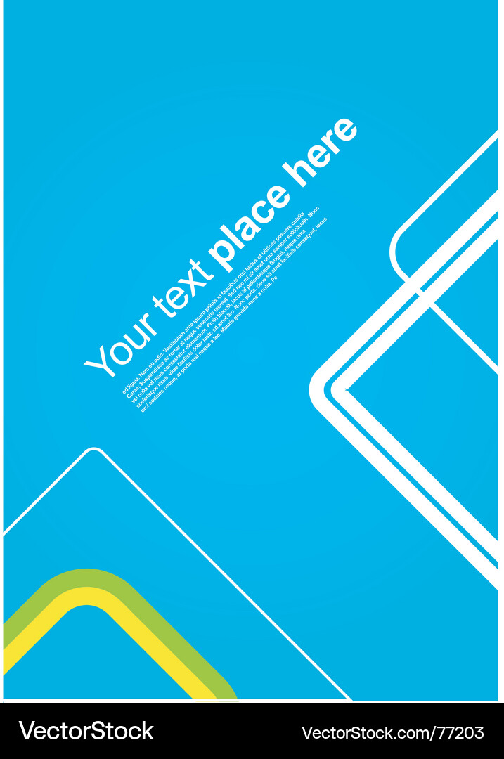 Modern Abstract Layout Vector Image