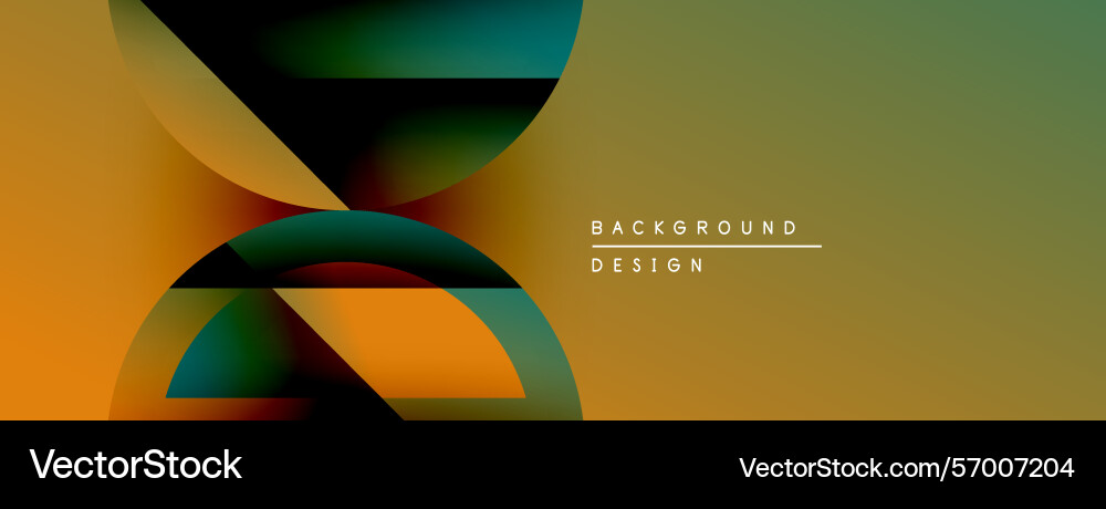 Abstract shapes overlap creating dynamic visual Abstract shapes overlap creating dynamic visual vector image