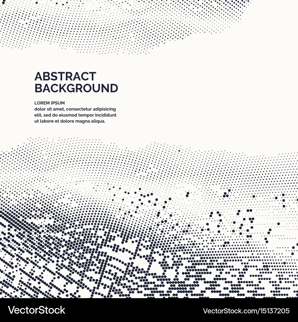 Dynamic Particle Abstract Background vector image
