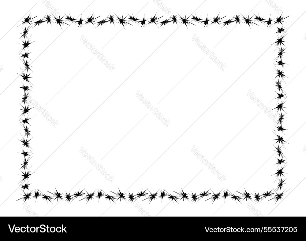 Rectangle a4 frame border graphic simple Vector Image