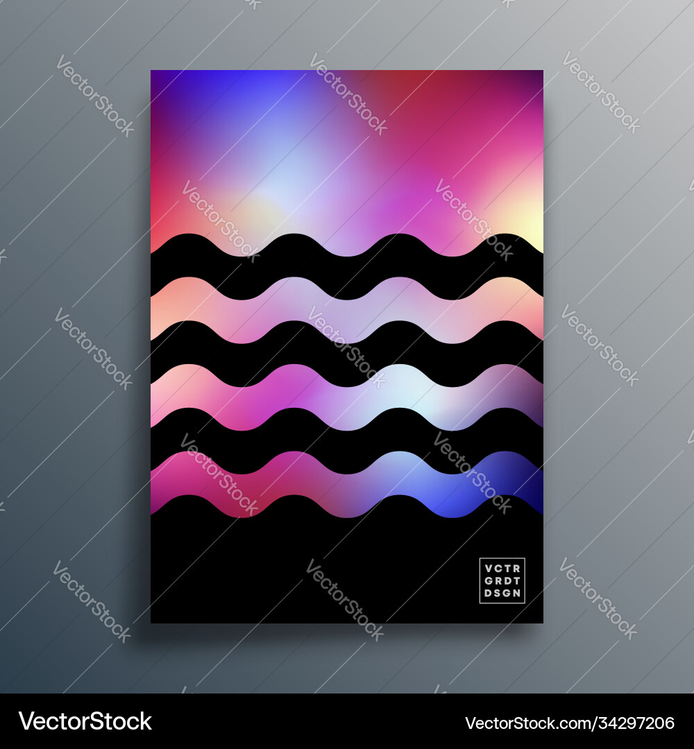 Gradient texture waves design for background Gradient texture waves design for background vector image
