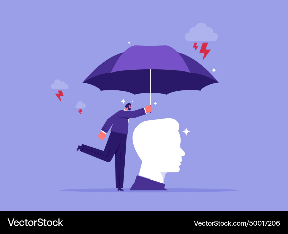 Help psychological support or treatment mental Vector Image