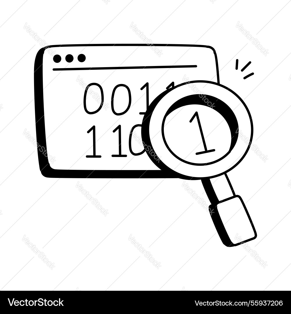 Scan coding vector image