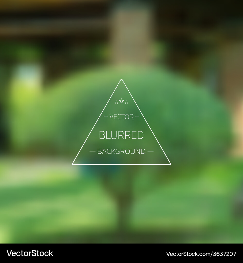 Abstract tree gradient mesh blurred background vector image