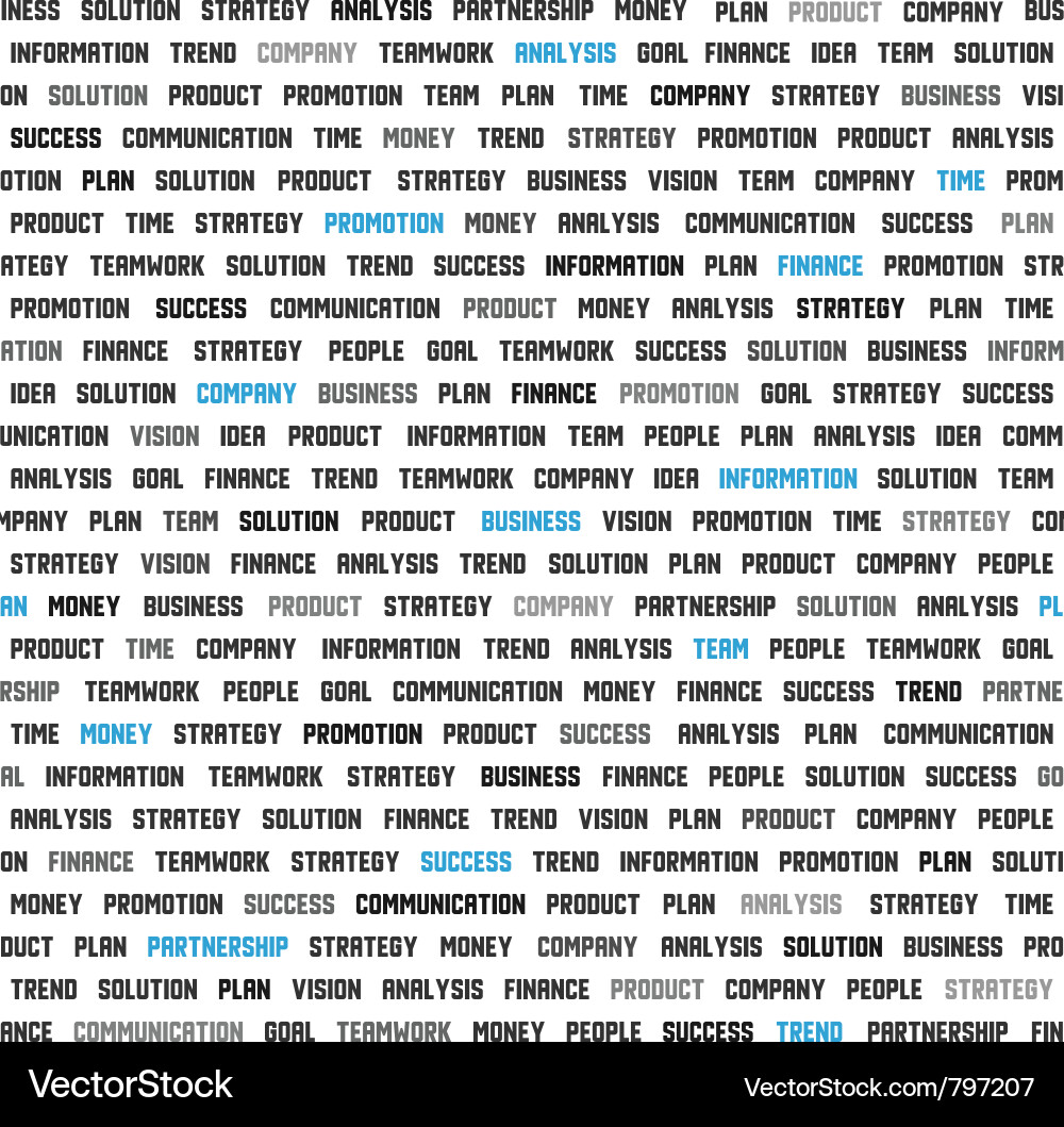 Business Pattern Background Vector Image