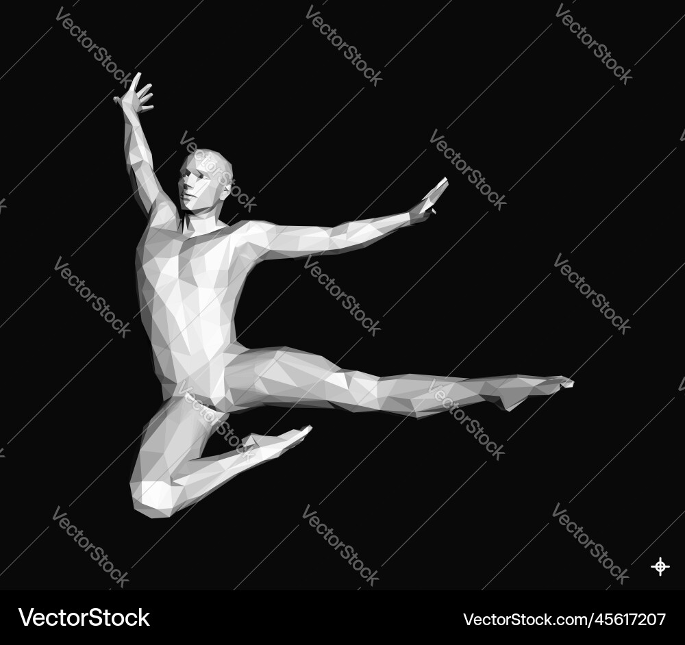 Dancer gymnastics activities for icon health Vector Image