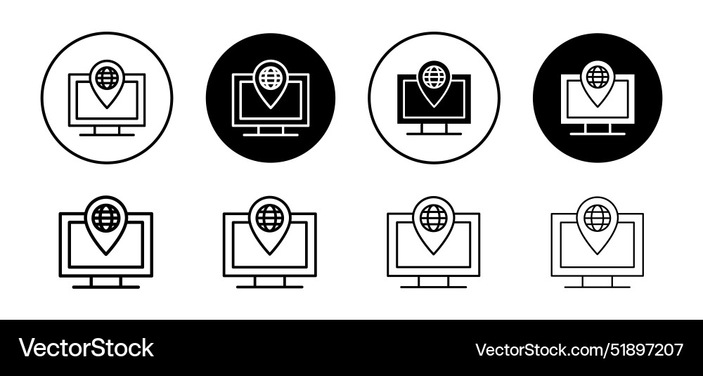 Ip icon set collection for web Ip icon set collection for web Vector Image