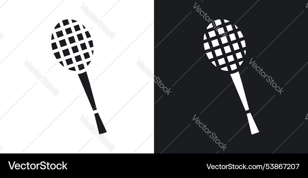 Racket icon set Vector Image