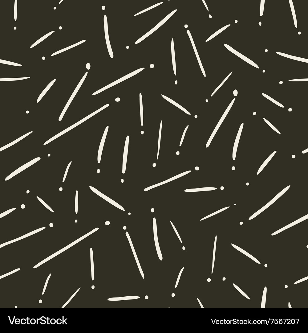 Retro Line & Dot Pattern Vector Image