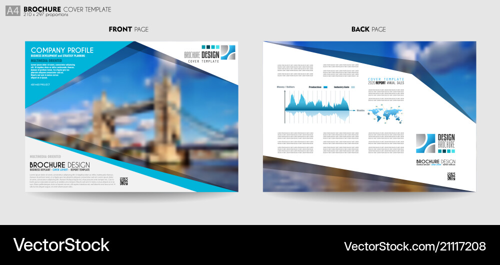 Broschüre Vorlage Flyer Design oder deplikate Abdeckung Broschüre Vorlage Flyer Design oder deplikate Abdeckung vektorbild