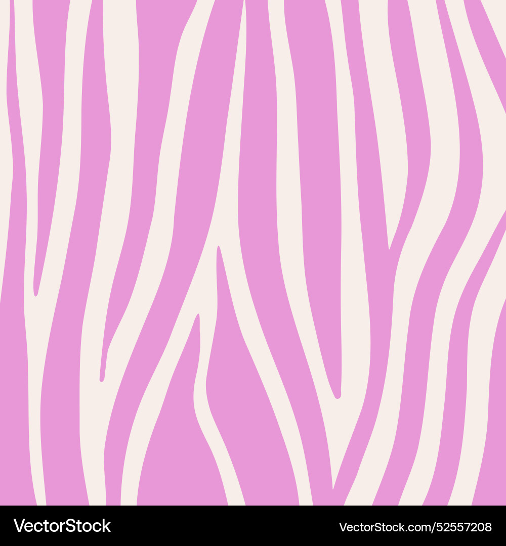 Groovy Zebra Stripes Pattern Vector Image