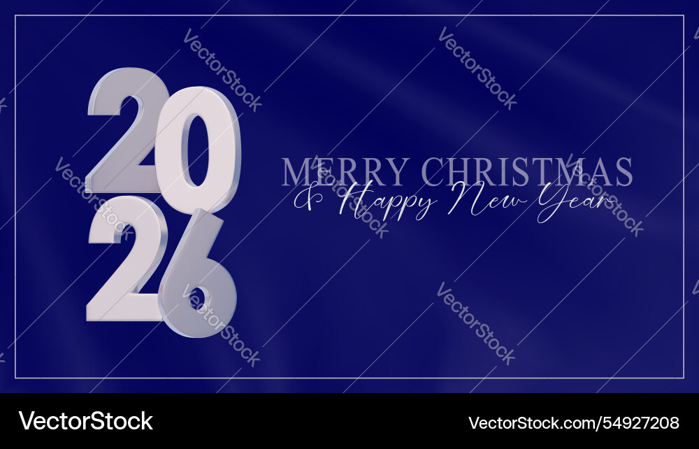 Happy New Year 2026 Modern 3d Design Royalty Free Vector Happy New Year 2026 Modern 3d Design Vector 54927208 