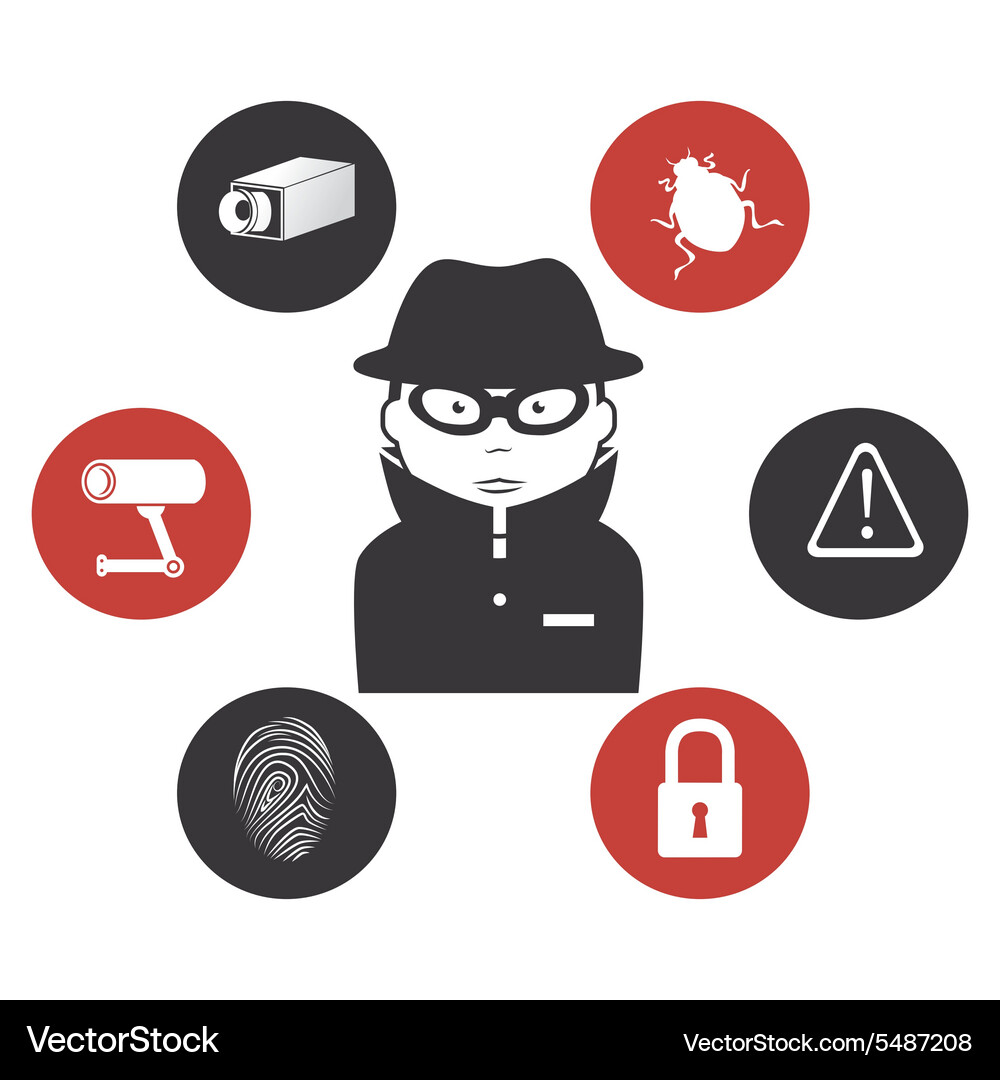 Security system design Vector Image