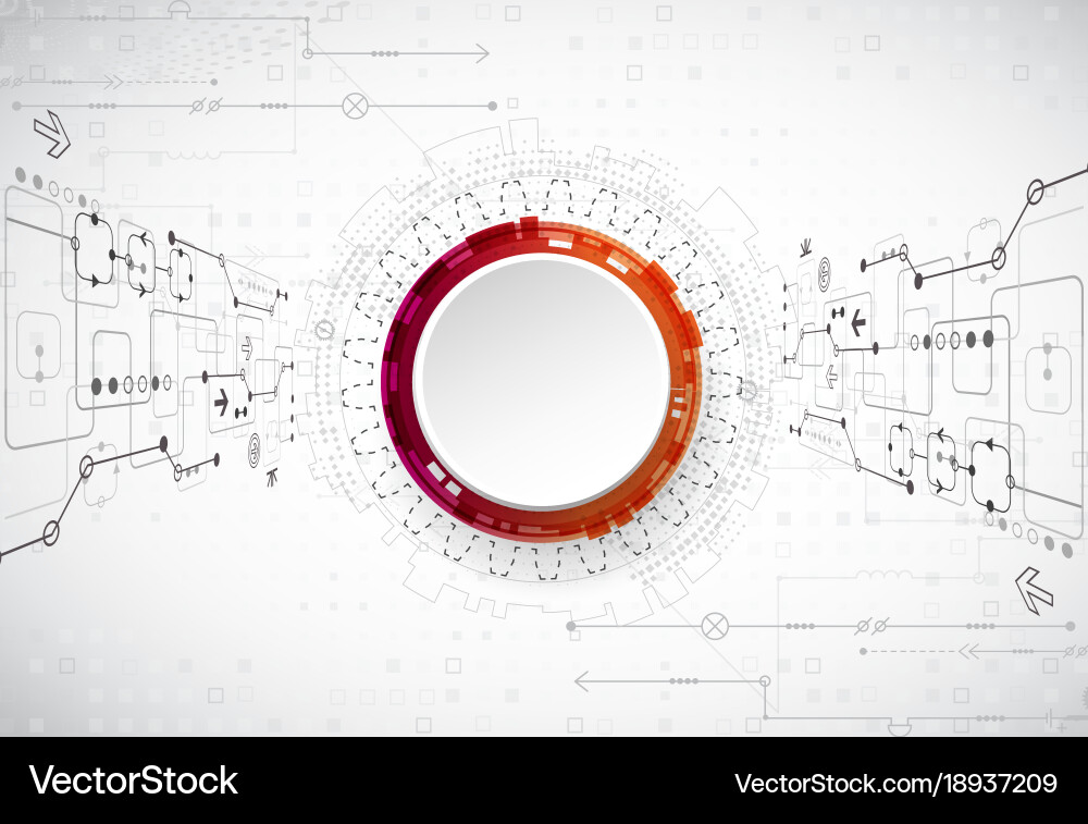 Abstract technological background Vector Image