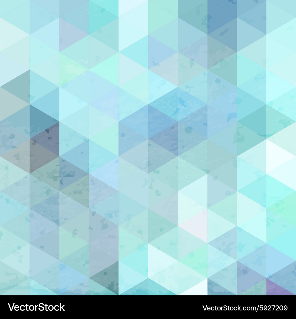 Geometrischer Retro Hintergrund mit Grunge Textur Vektorbild